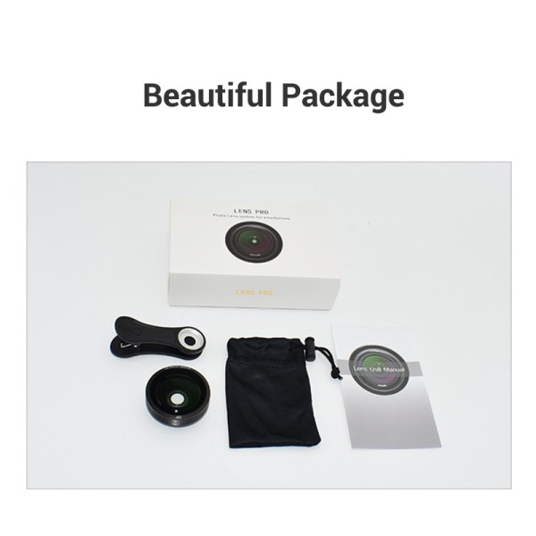 Wide Angle Phone Camera Lens HD Phone Fisheye Lens With 230 Degree