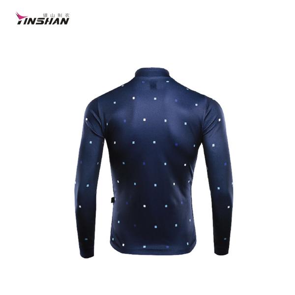 Настраиваемая одежда с полным рукавом, дышащая ткань, стильная для команды, для быстрых сухих велосипедных гонок.