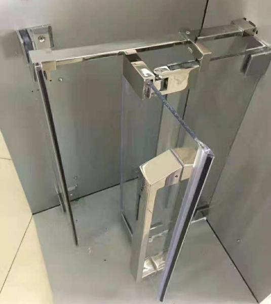 Corrosion Resistance Frameless Shower Hinges Easy Installation Indoor