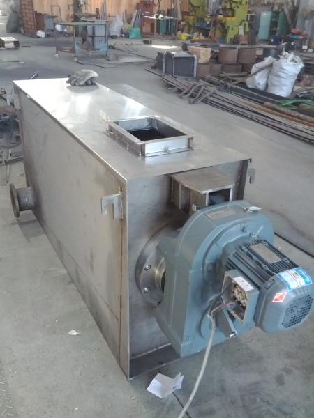 Stainless Steel / Carbon Steel Spiral Press Rotary Bar Screen For Material Dewatering