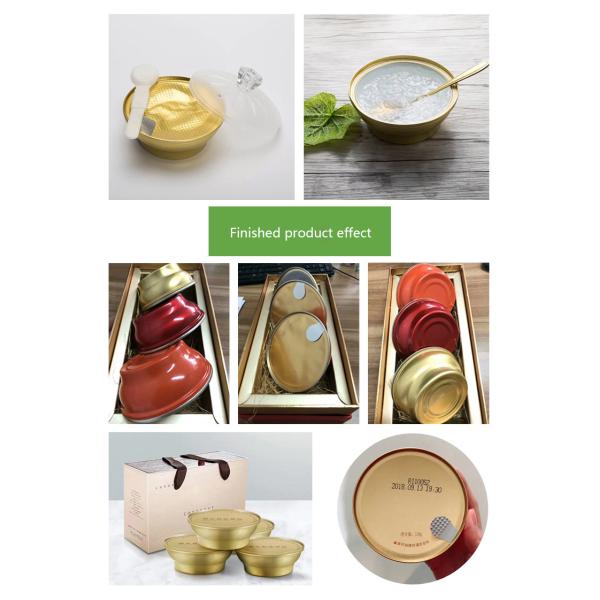 Food-grade aluminum cans perfect for microwave heating and refrigeration with PP plastic or aluminum foil sealing lid