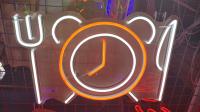Silicone acrílico de RoHS Flex Neon Sign 8×12mm do encosto quadrado para jantar salão