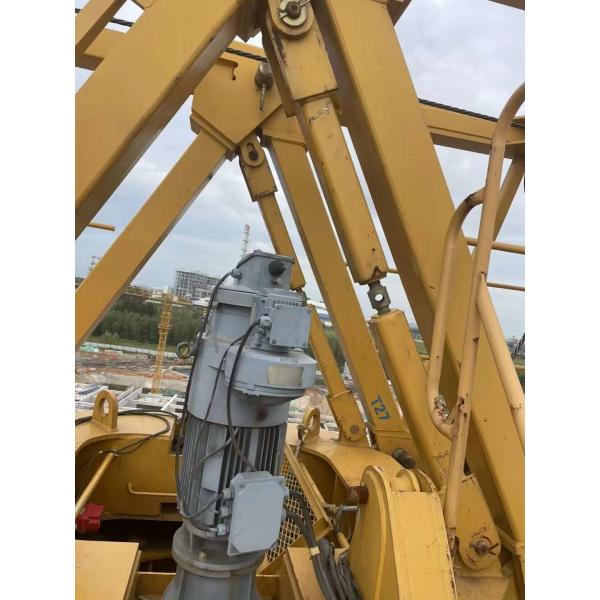 Crane à tour plat 7525-16 XCMG d'occasion de 2019 avec capacité de levage de 16 tonnes, boom de 75m