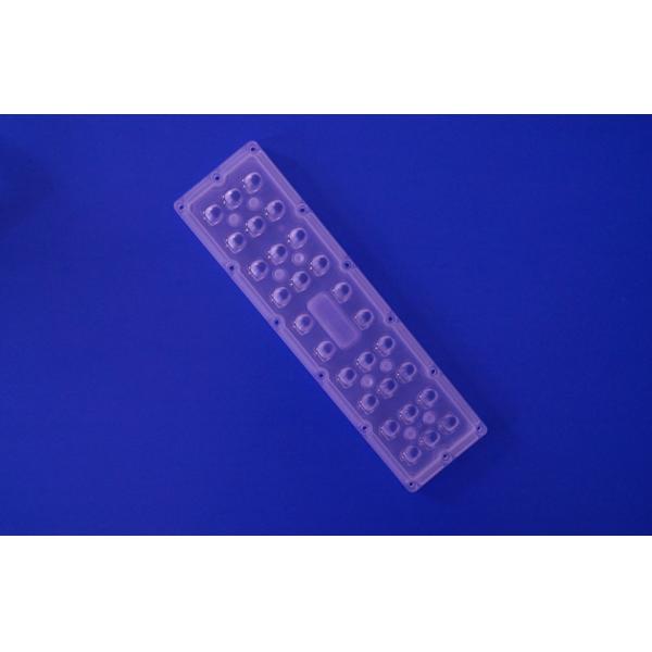 28W SMD 4pcs 3030 Led Street Light Lens TYPE4-S For Street Light