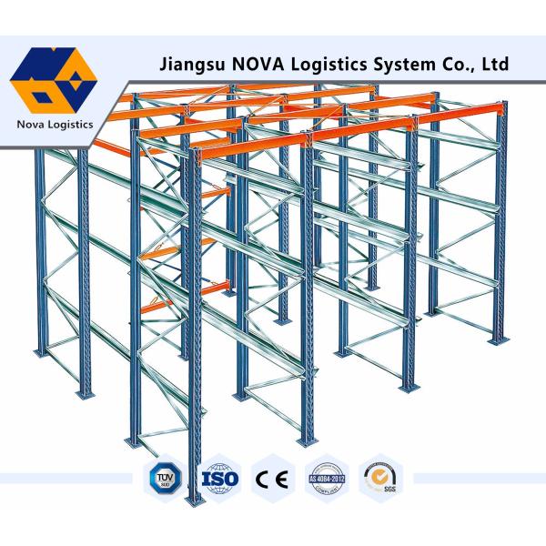 Corrosion Protection Drive In Pallet Racking Heavy Duty For Warehouse Storage