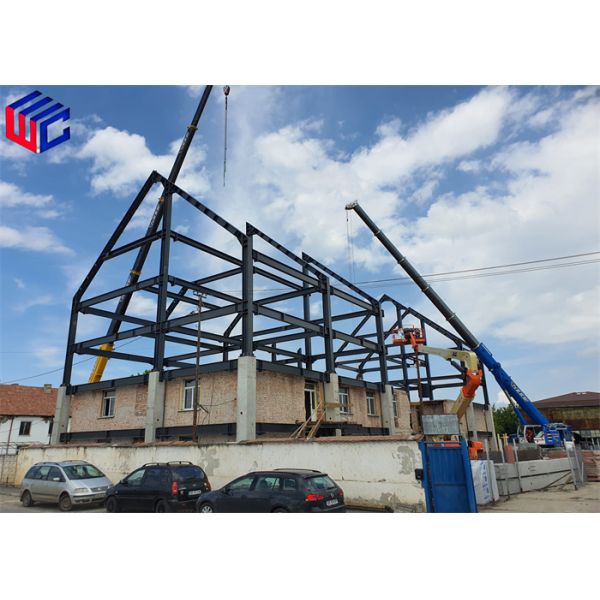 Industrial Galvanizing Steel Structural Fabrication 100x100 Metal Building