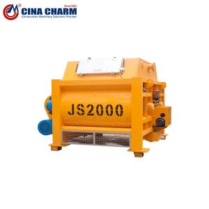 Twin Shaft Forced Js2000 560L Electric Concrete Mixer