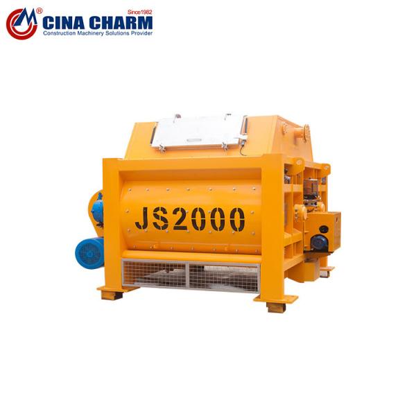 Двойной принудили валом, который смеситель Js2000 560L электрический конкретный