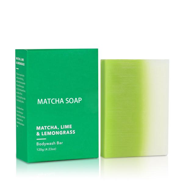 Мыло ванны 135g Moisturing Matcha Lemengrass природы метки частного назначения органическое handmade