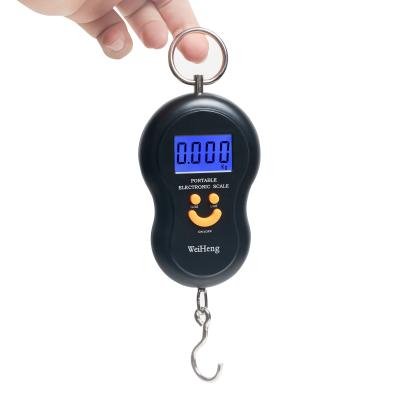 Balance de bagages portable Weiheng en plastique ABS avec affichage numérique, recommandation de poids maximum de 50 kg