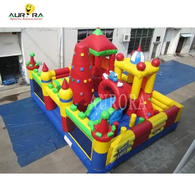 Parque de diversões inflável ao ar livre Castelo Combo comercial Casa de salto interior