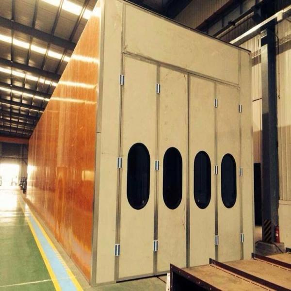 Heatable 7*6*4m Car Painting Booth Spuitcabine Automotive Paint Room Using Diesel
