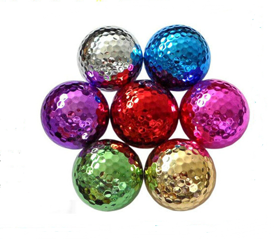 golf ball metallic electroplated , golf ball