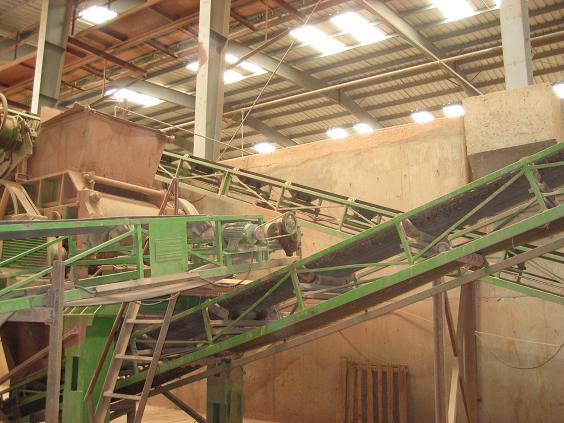 Конвейерная лента кирпича машины 500kg кирпича ленточного транспортера 650 изготовляя