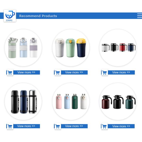 2023 Sublimation Sky Blue Big Capacity Kettle Cute Gallon Coffee Milk Jug Vacuum Cafe Water Jugs