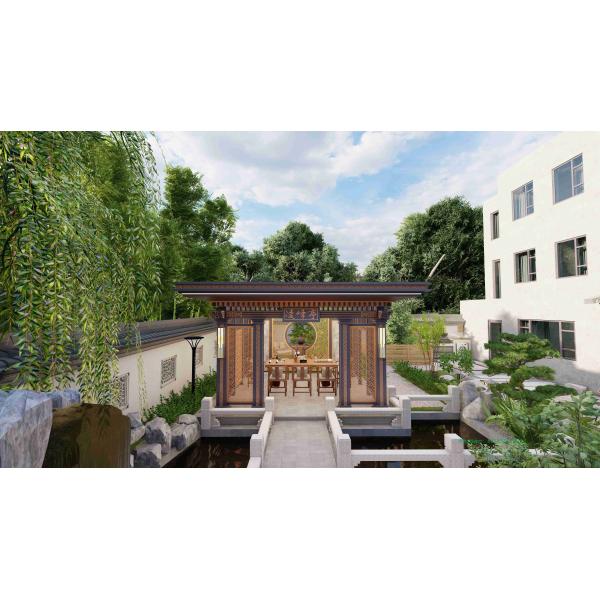 Chinese Style Aluminum Alloy Garden Pavilion Arbor Kiosk Modern Take On Traditional Aesthetics