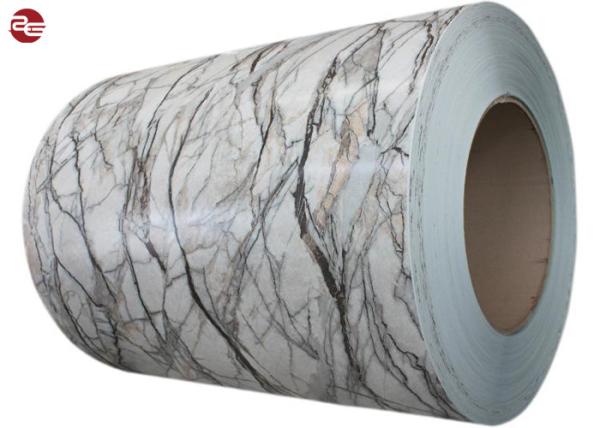 Flower Prepainted Metallic Coated Steel Sheet , Precoated Steel Sheet For Decoration