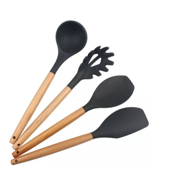 Набор ложки шпателя силикона домочадца