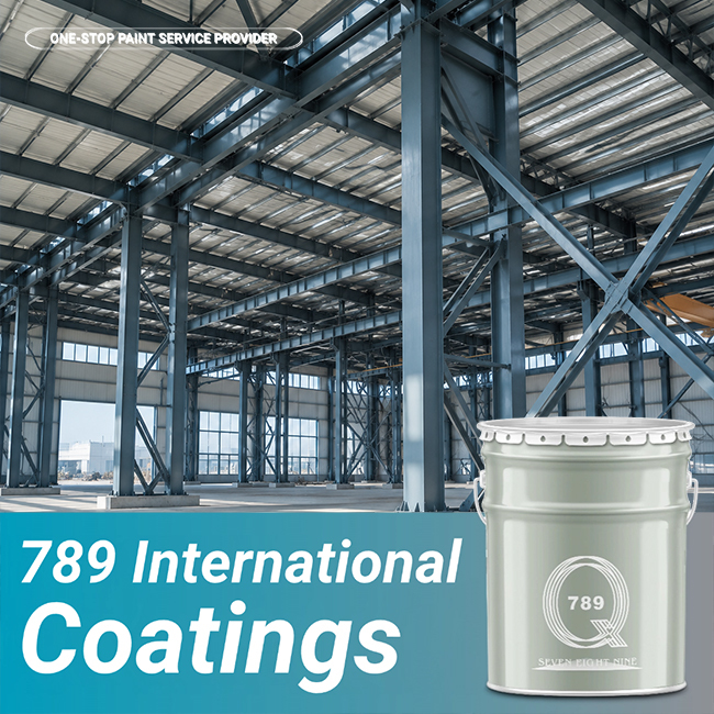 Steel Structure Epoxy Protective Paint with 120-250 μm Dry Film Thickness and 5:1 Mix Ratio for Excellent Adhesion