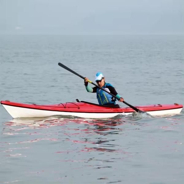 New Design OEM/ODM 14' GT ABS Thermoformed Light Weight Ocean Touring One Person Sit In Kayak canoe with skeg