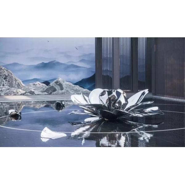 304 316 Stainless Steel Garden Statues Handicraft Works Painted Bronze Sculpture