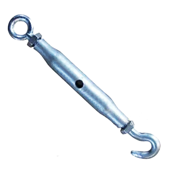 Us Type Drop Forged Galvanized Turnbuckle Stainless Steel Hook Eye Turnbuckle