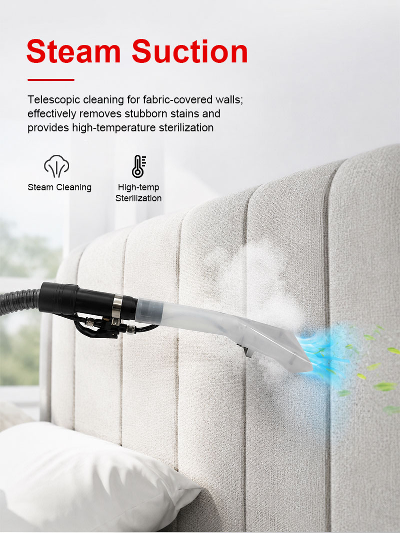 Small Industrial Steam Cleaning Machine 10L Dry/Wet Sofa Dry Cleaning Machine Suitable for Hospital Hotel