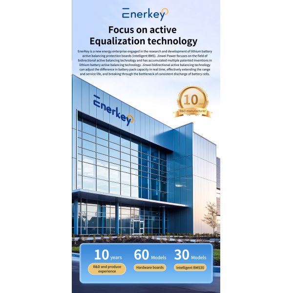 Enerkey 20A Smart Balancer 4S 8S 12S 16S 20S 24S 40A 60A with CAN and Bluetooth Active balancer for Electric Vehicle