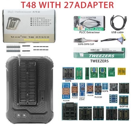 XGecu T48 High-Speed USB Programmer for EMMC, SPI, NOR, NAND, Network, Liquid Crystal Display, Television, Online ISP