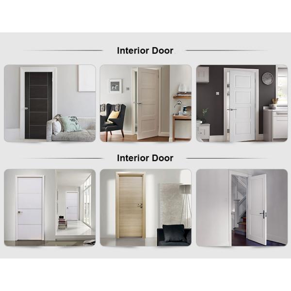 Professional Wholesale Luxury Customized Size Interior Solid Wood Door for House