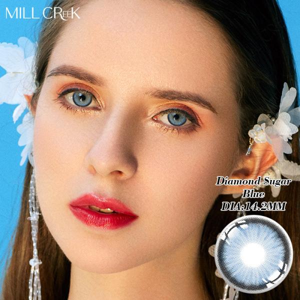 OEM Realistic Blue Aqua Colored Contacts For Brown Eyes