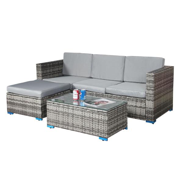 Rattan / Wicker Garden Furniture Sofa for Outdoor Set in Modern Design