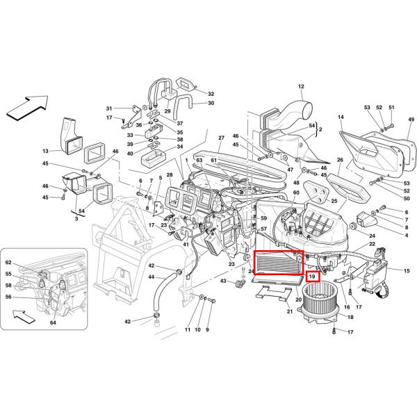 For Ferrari 599GBT 612 GTO Air Filter & Pollen Filter & Oil Filter OEM 223039 289571 66855200