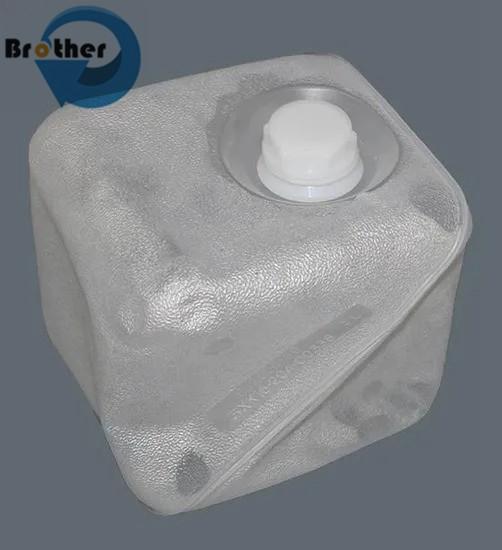 Cubitainercross-Border Wholesale 5-20L Transparent Soft Plastic Water Bucket Folding Outdoor Bucket Folding Bucket Soft Pail