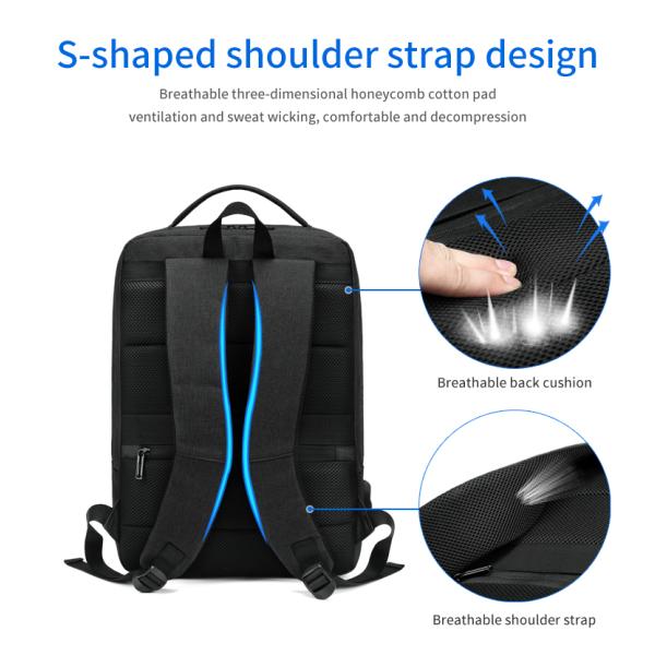 Factory wholesale waterproof USB Charging bagpack Notebook Laptop Back pack leisure travel USB Backpack bag school backpack
