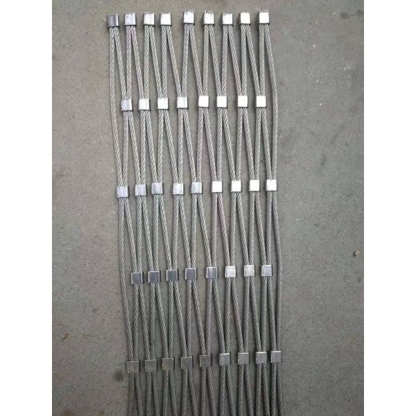 Emergency Stairway Falling Curing Stainless Steel Wire Cable Rope Mesh Net for Handrail