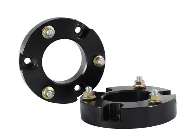 Car Coil Spacer Lift Kit Anodized Silver Finish , Full Leveling Kit Easy Installation