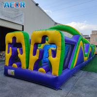 Équipement gonflable en PVC personnalisé saut de château de rebond obstacle gonflable géant