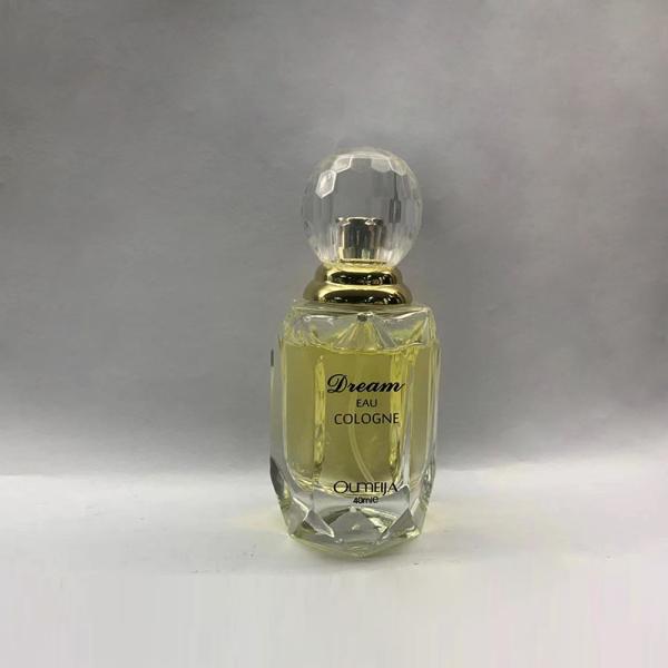 стеклянные роскошные флаконы духов 40ml с ясным шариком формируют крышку Surlyn