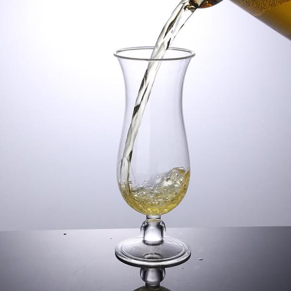 460ml Unbreakable Plastic Hurricane Glasses Juice Martini Plastic Cocktail Glasses 15oz