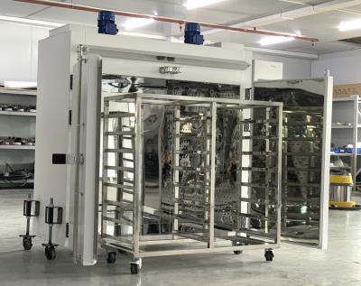 LIYI Revestimento em pó Forno de secagem com circulação de ar quente Porta dupla Carrinho de 10 camadas