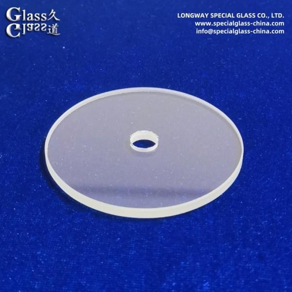 Disques de quartz de silice fondu Disque de verre de quartz Wafer de verre pour laser et instrument médical