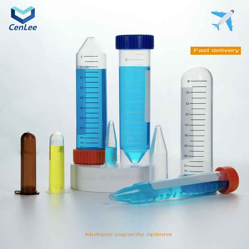 DNase/RNase/Pyrogen Free Medical Grade High Transparency Plastic Centrifuge Tubes 0.5ml 5ml PCR Tubes Snap Cap Transparent