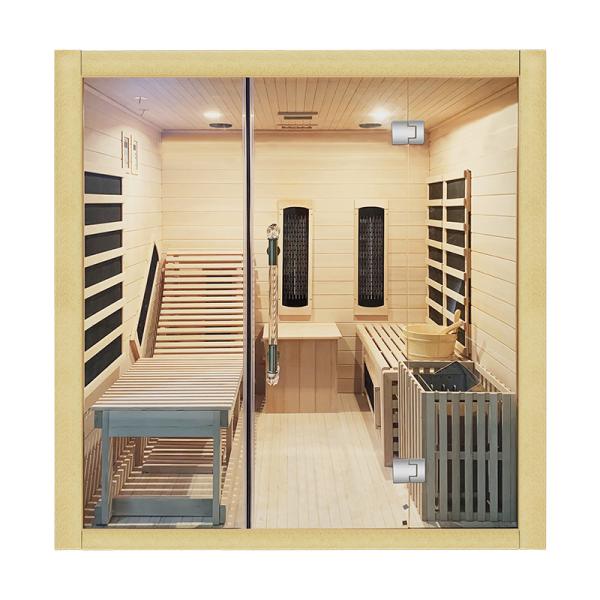 Traditional Style Traditional Steam Sauna Room Steamer Indoor Wooden Infrared Dry Sauna Room Traditional Sauna With Heater