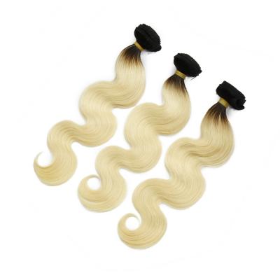 Cabelo cru do Virgin da onda brasileira do corpo do Weave do cabelo de Ombre do ser humano 12 polegadas - 24 polegadas