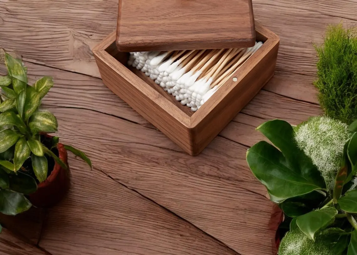 Luxury Handmade Walnut Storage Box 11cm Small Wooden Boxes With Lids