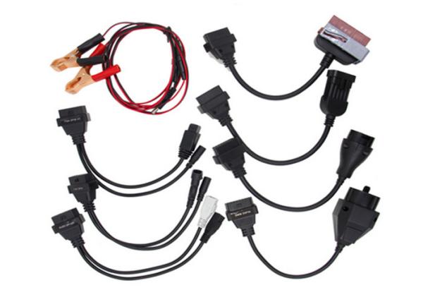 Safe Car OBD Cable / Truck Diagnostic Cables Right Angle 16 PIN Male And Female Connector