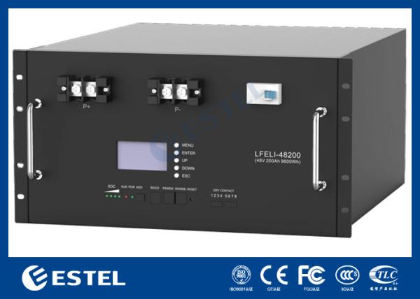48V 200Ah Lithium Iron Phosphate Battery LiFePO4 Battery for Telecom Power System Outdoor Battery Cabinet