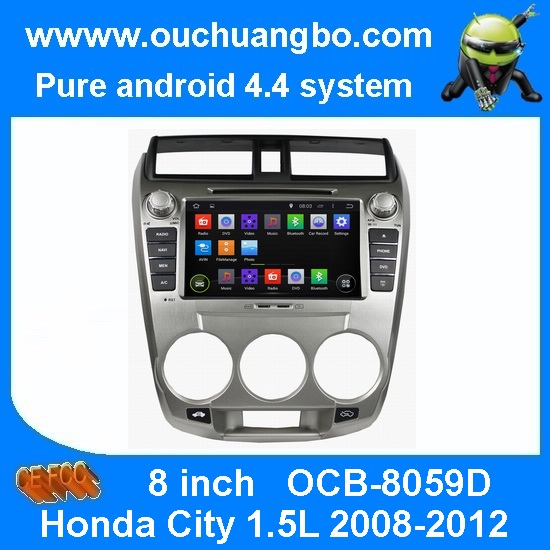 Ouchuangbo Car DVD GPS Navigation Stereo System for Honda City 1.5L 2008-2012 Android 4.4