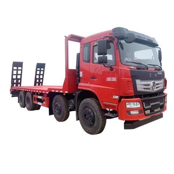 工場 安い価格 8x4 低床 大型 フラット トランスポート トラック フラット ベッド 貨物 トラック